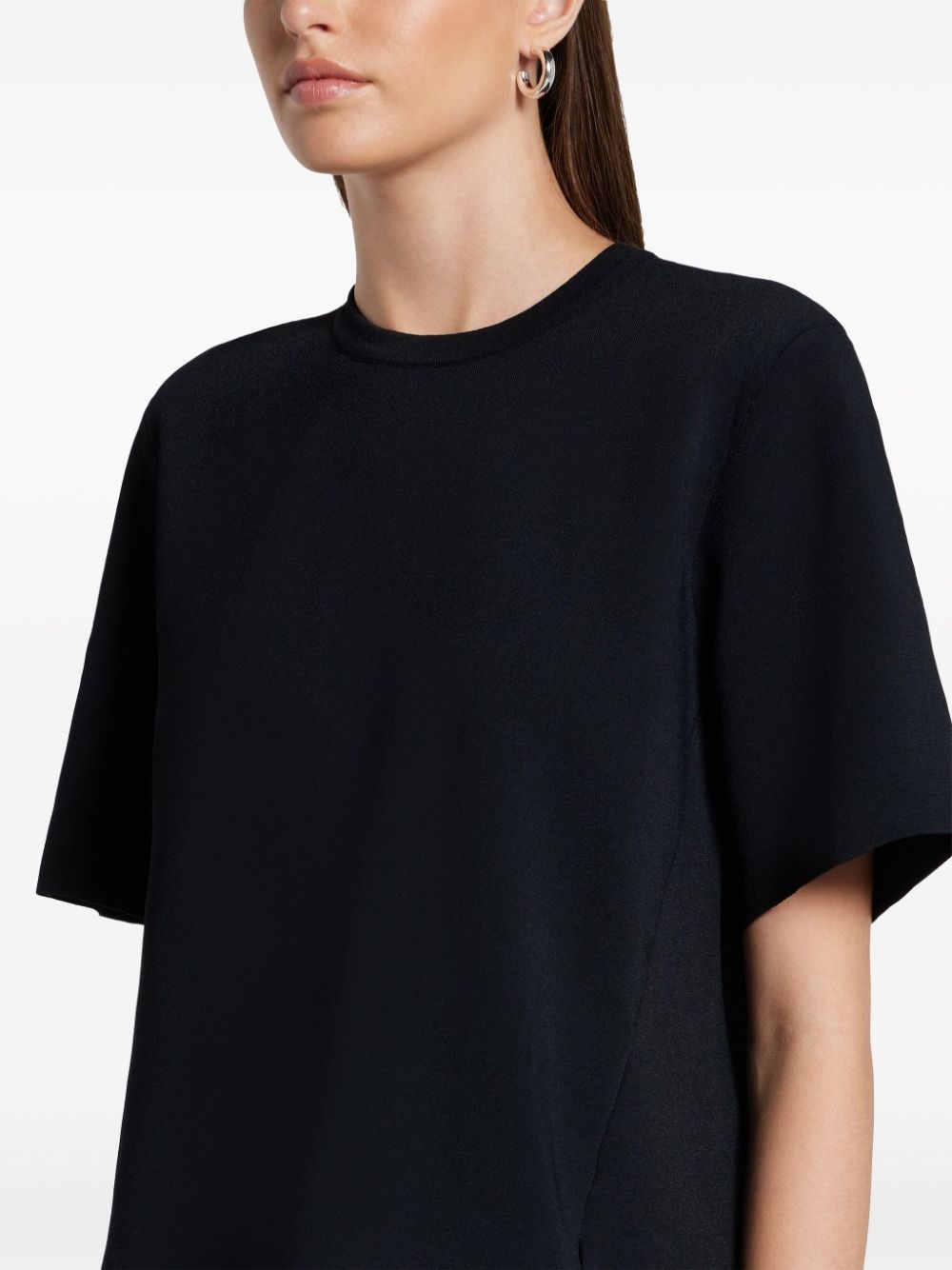 compact-knit T-shirt - 5