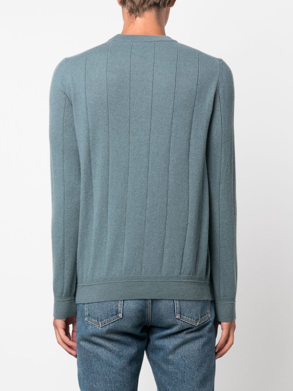 logo-patch cashmere jumper - 4