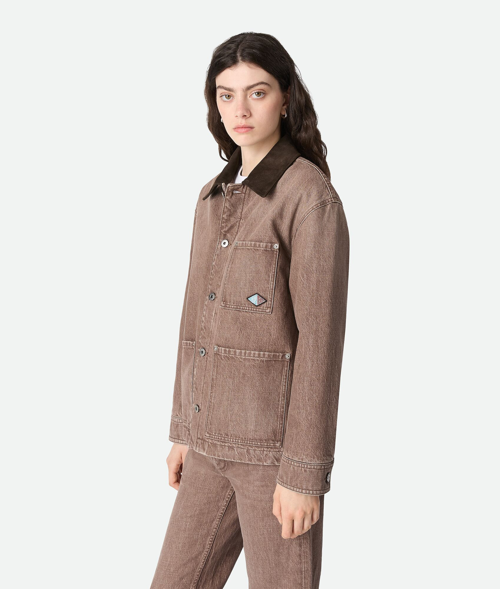 Brown Denim Jacket - 2