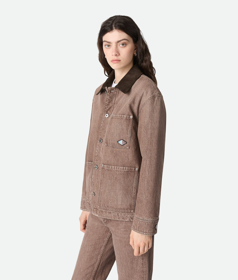 Bottega Veneta Brown Denim Jacket outlook