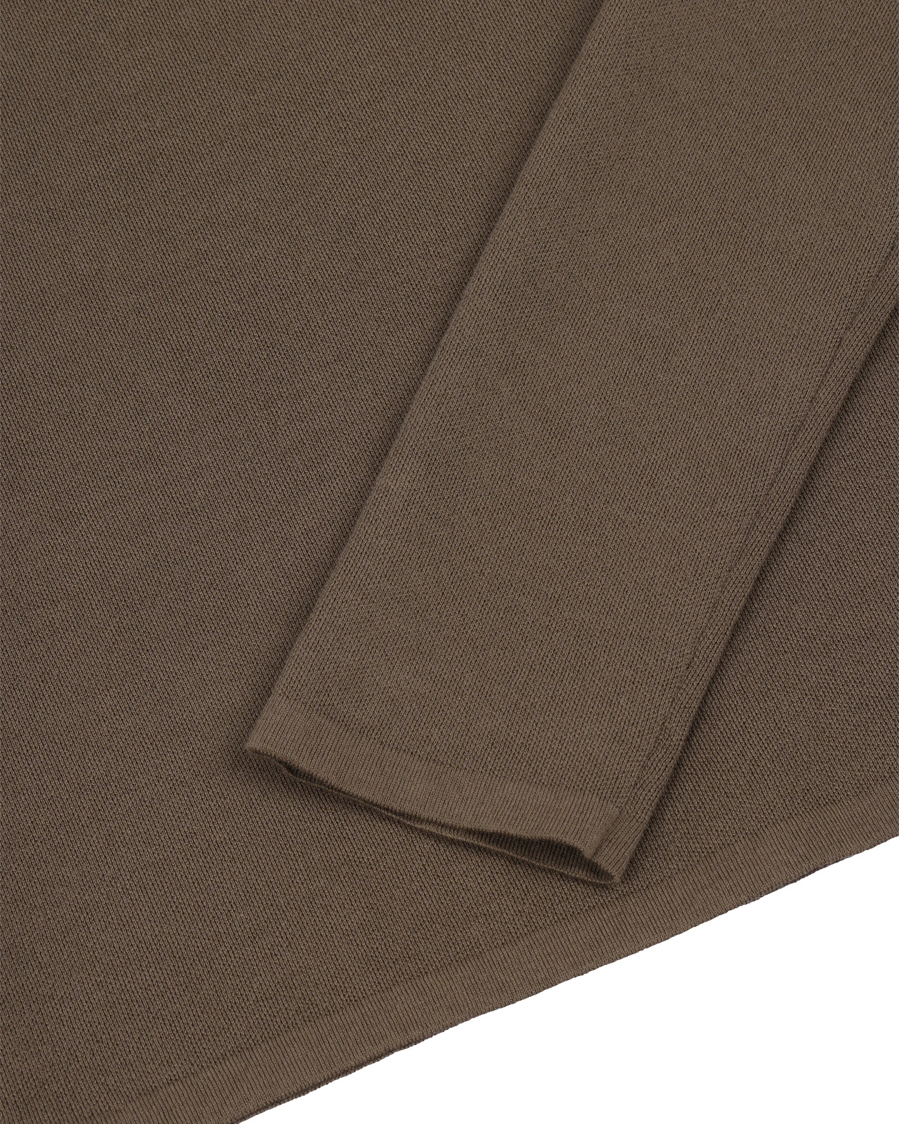 ZIP UP TURTLENECK SLIM BROWN - 6
