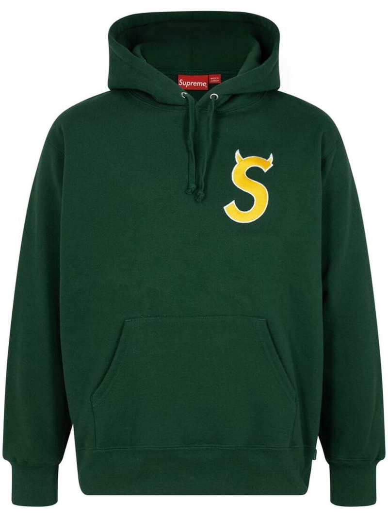 S logo drawstring hoodie 1