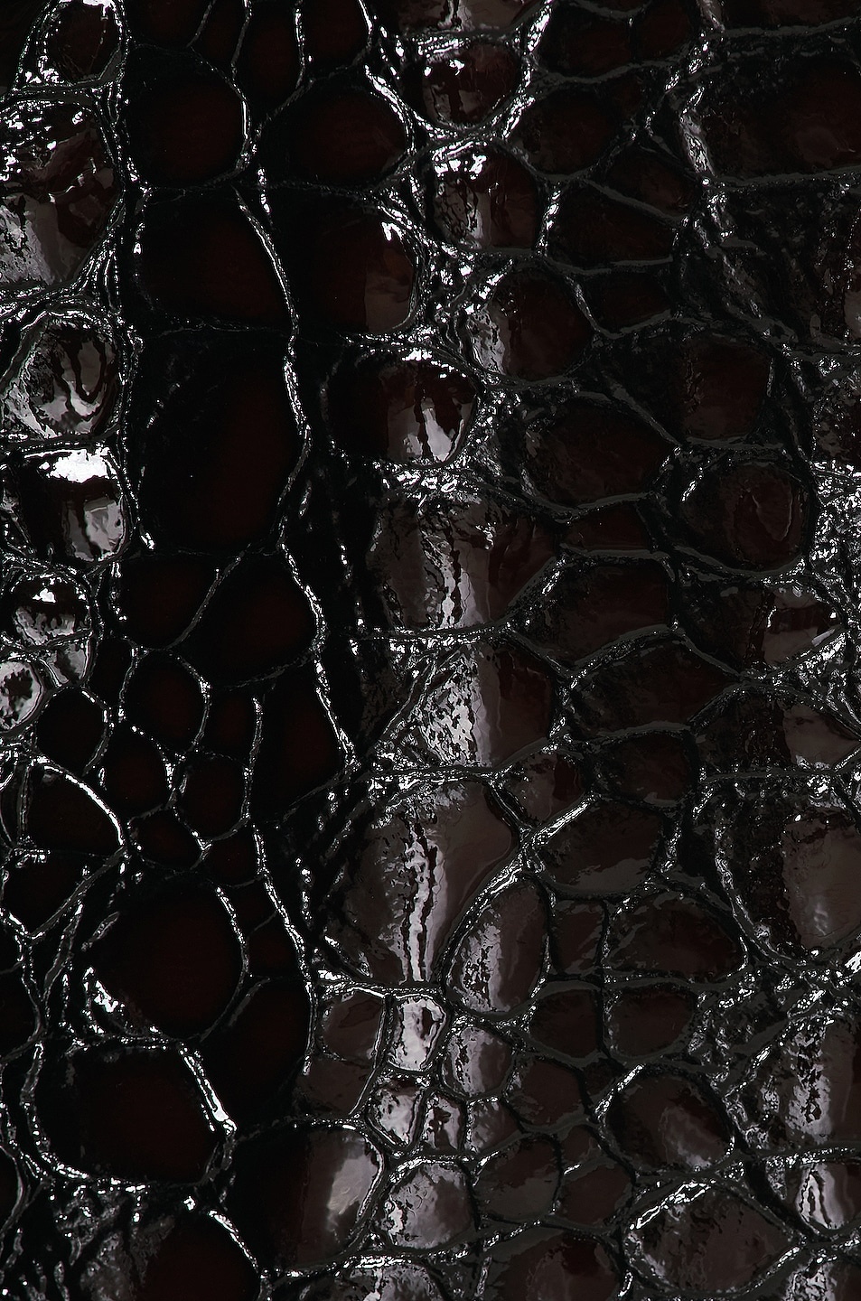 Croc Embossed Coat - 4
