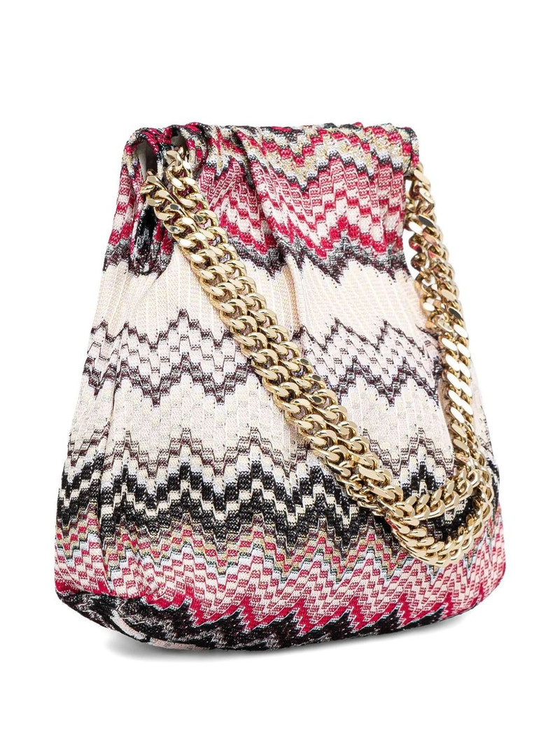 Missoni zigzag-patterned bucket bag outlook