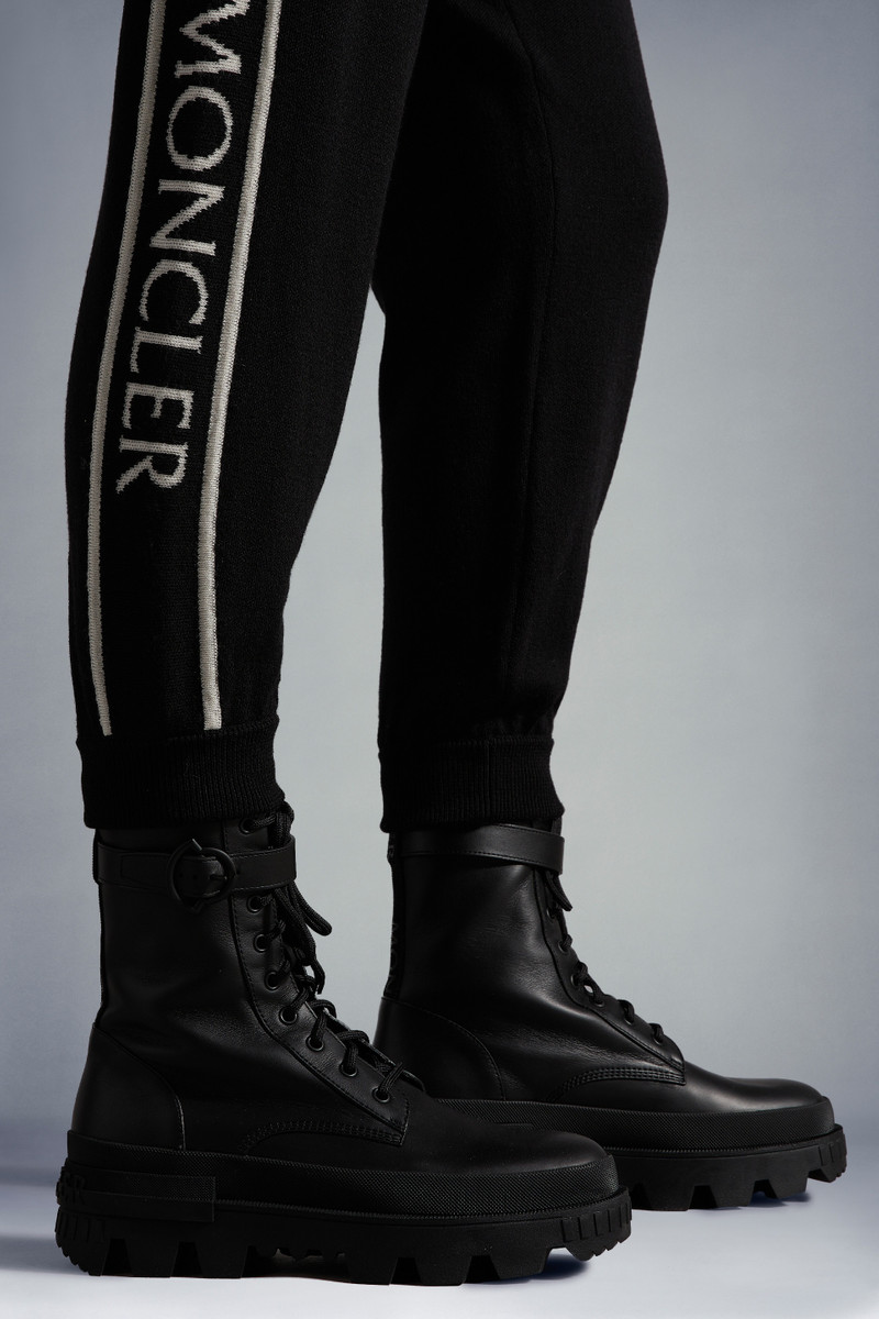 Logo Trim Wool Sweatpants 4