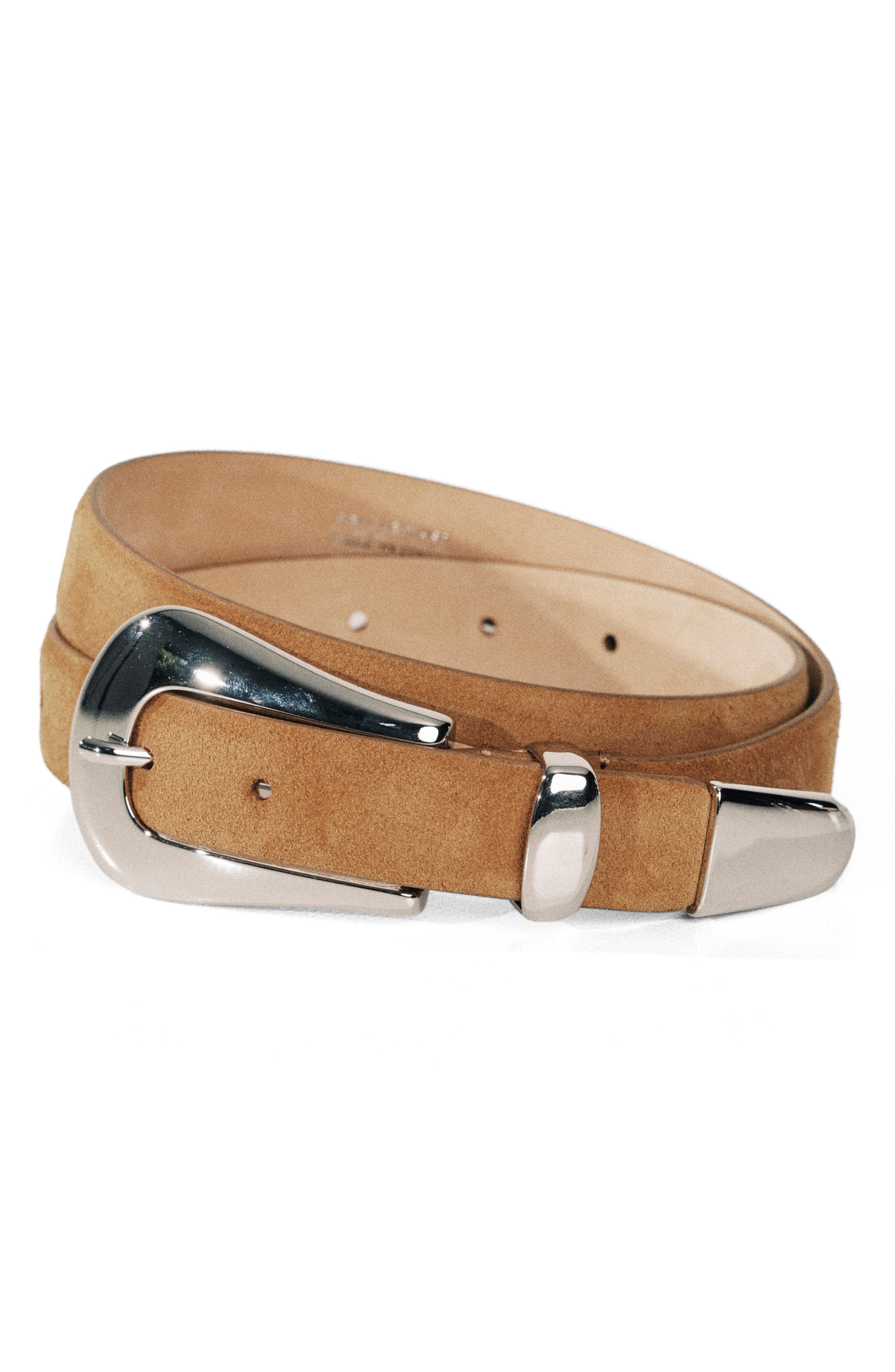 Déhanche Colette Suede Belt in Caramel/Silver at Nordstrom - 3