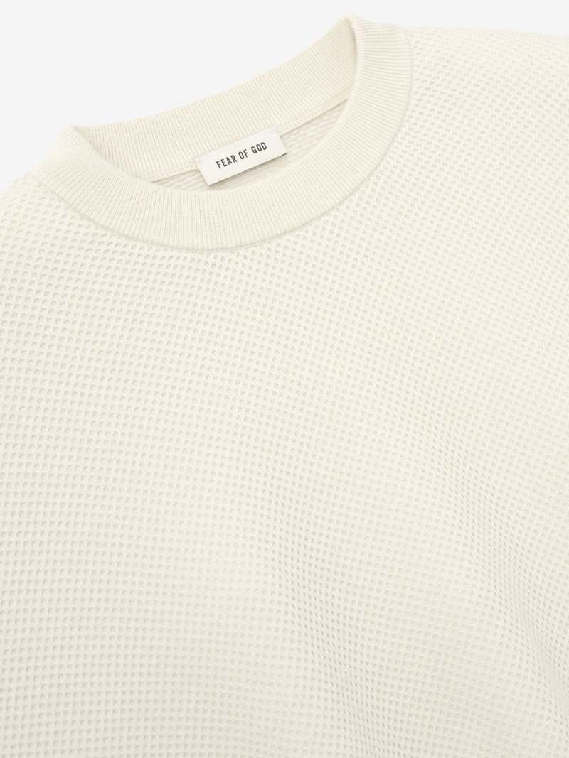 Wool Cotton Sport Mesh Knit Sweater 5
