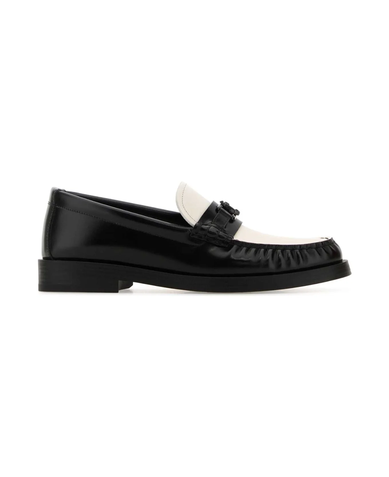 Two-tone Leather Addie Loafers - 1