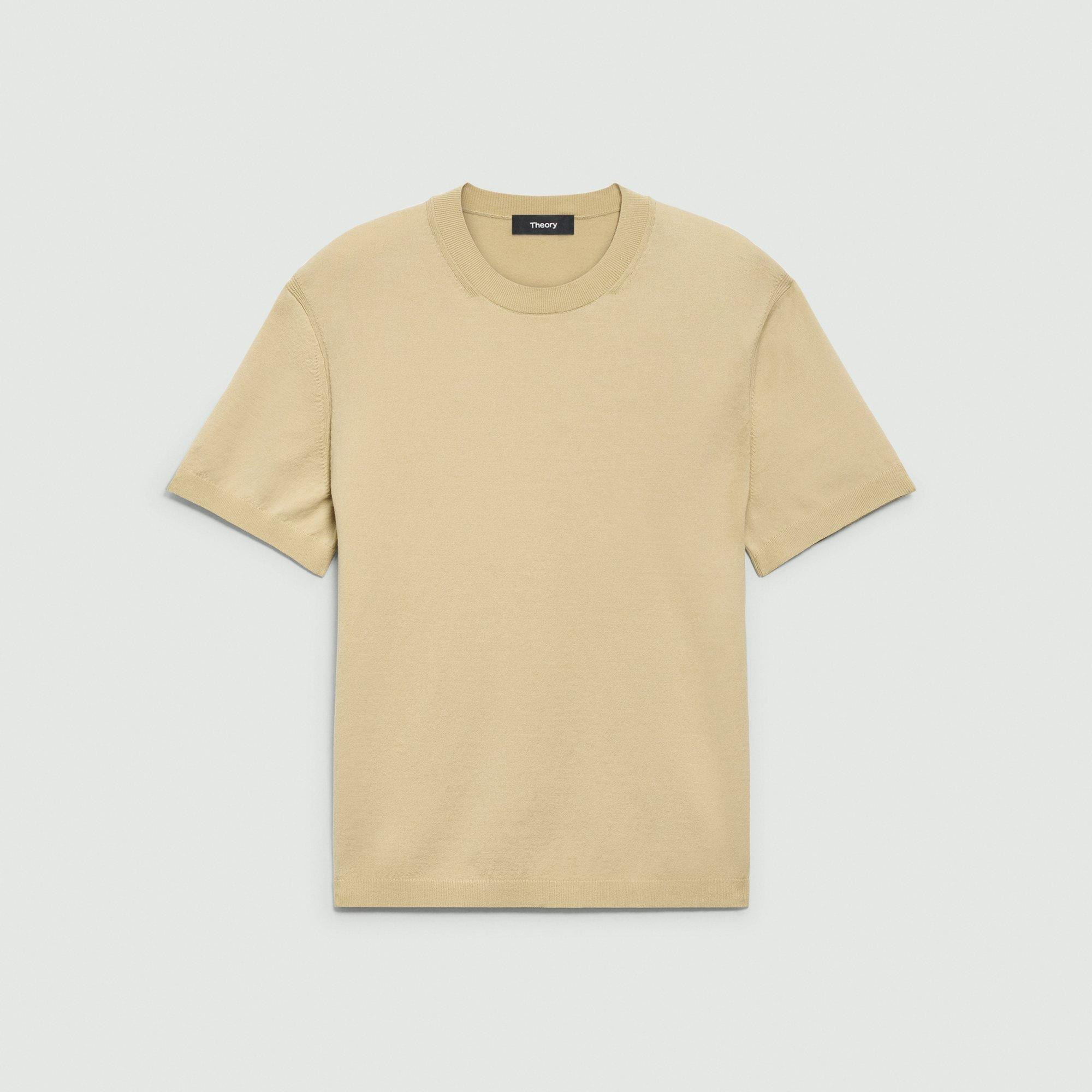 Relaxed Crewneck Tee in Cotton Light Twist - 1