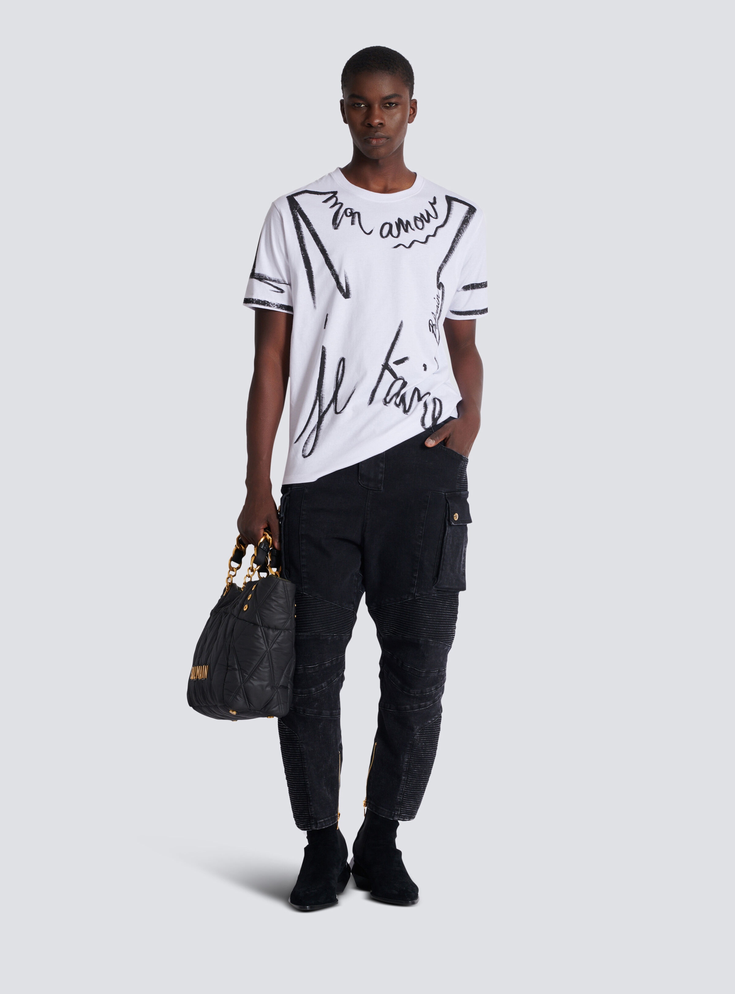 Denim cargo jeans - 2