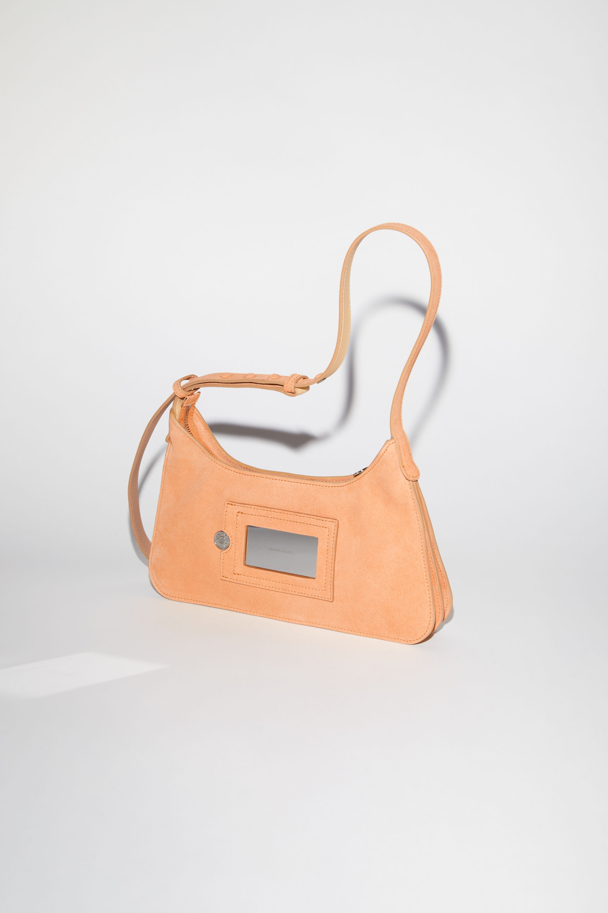 Platt mini shoulder bag - Apricot orange - 4