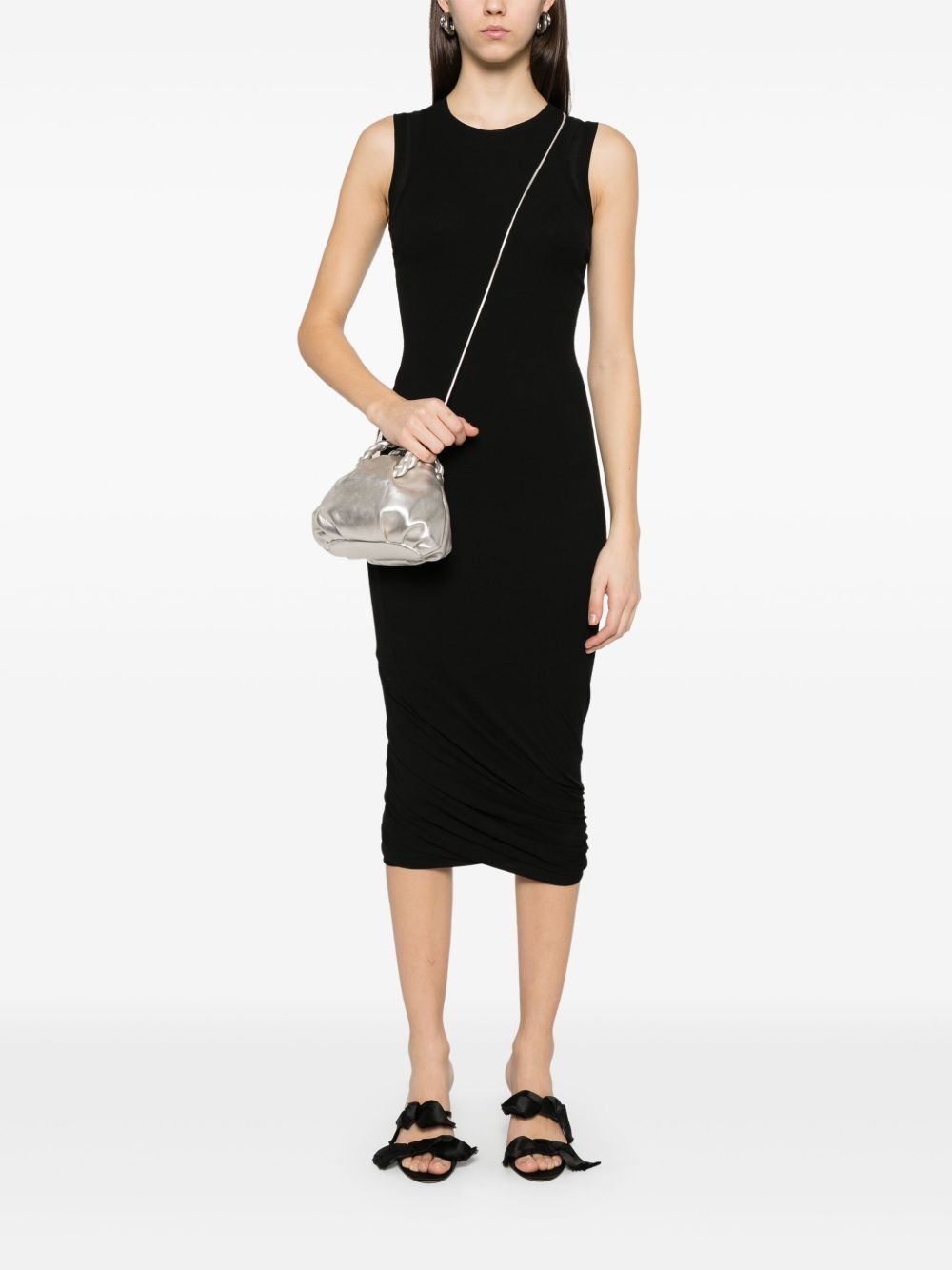 cotton midi dress - 2