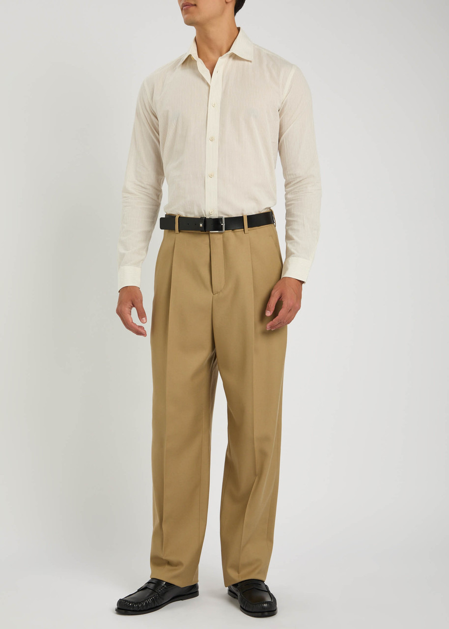 Saint Laurent Pinstriped Cotton Shirt - 4
