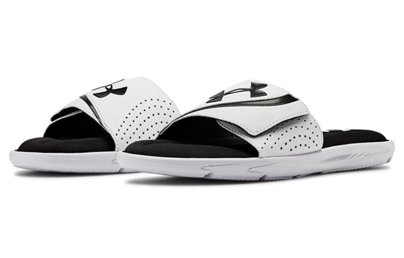 Under Armour Ignite 6 Slide 'White Black' 3022711-100 3