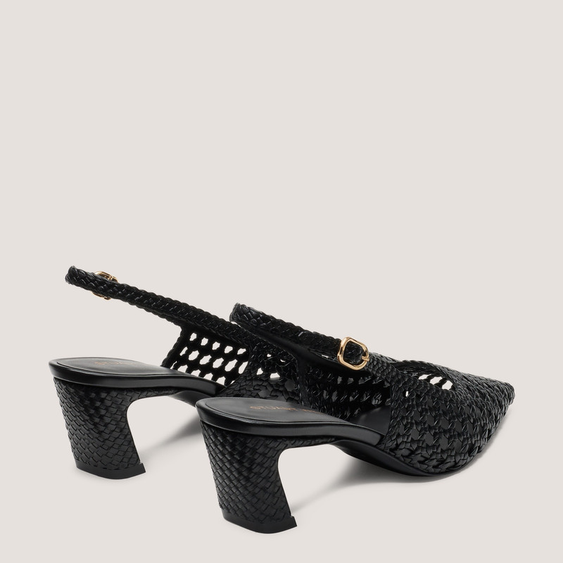 Stuart Weitzman STASSI WOVEN SLINGBACK 50 outlook