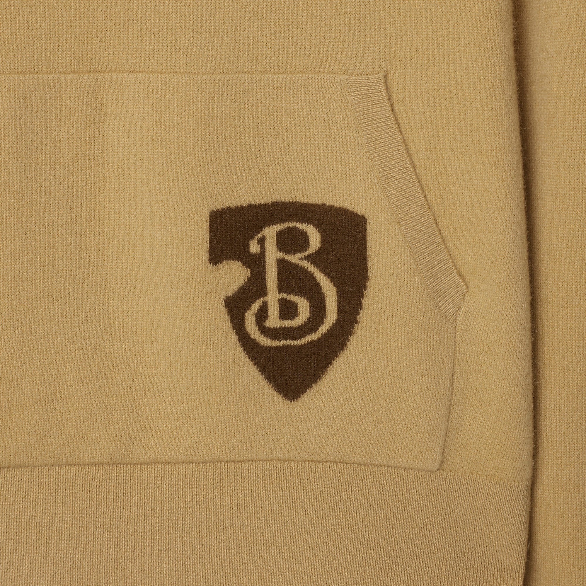 B Shield Wool Blend Hoodie - 5
