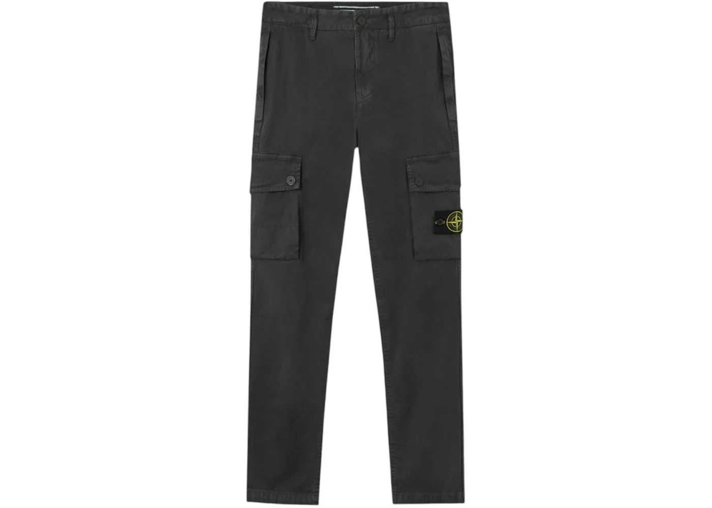 Stone Island 3100034 Stretch Organic Broken Twill Cotton Old Effect Pant Lead Grey - 1