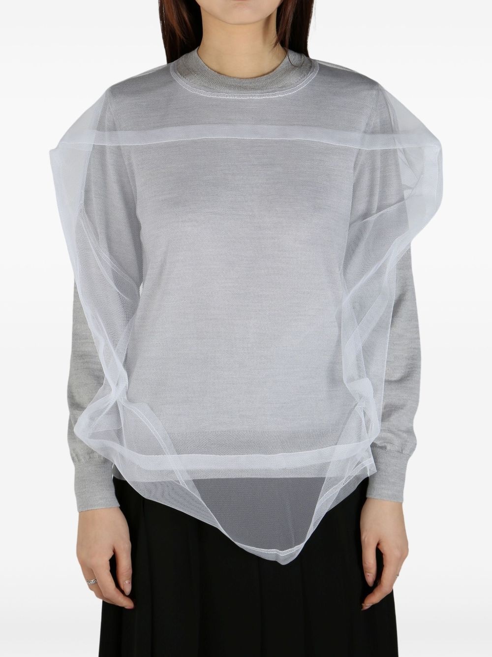 layered sweatshirt - 2