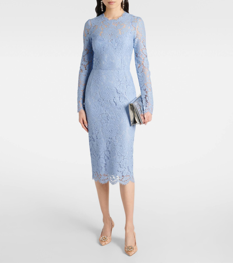 Dolce & Gabbana Bellucci embellished lace pumps outlook