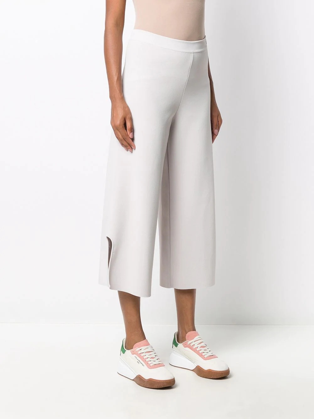 loose culotte with cut-out - 3