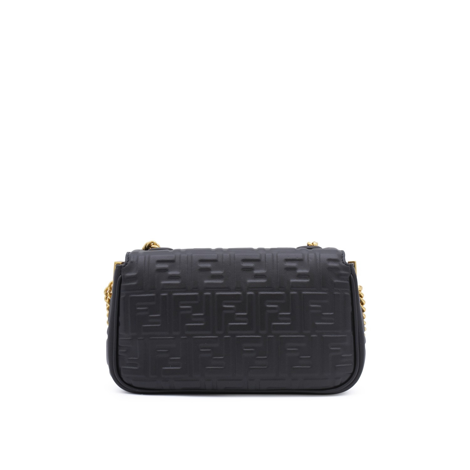 【関税&送料込】Fendi Bags Black FENDI BLACK LEATHER CHAIN CROSSBODY BAG | palazzobellies