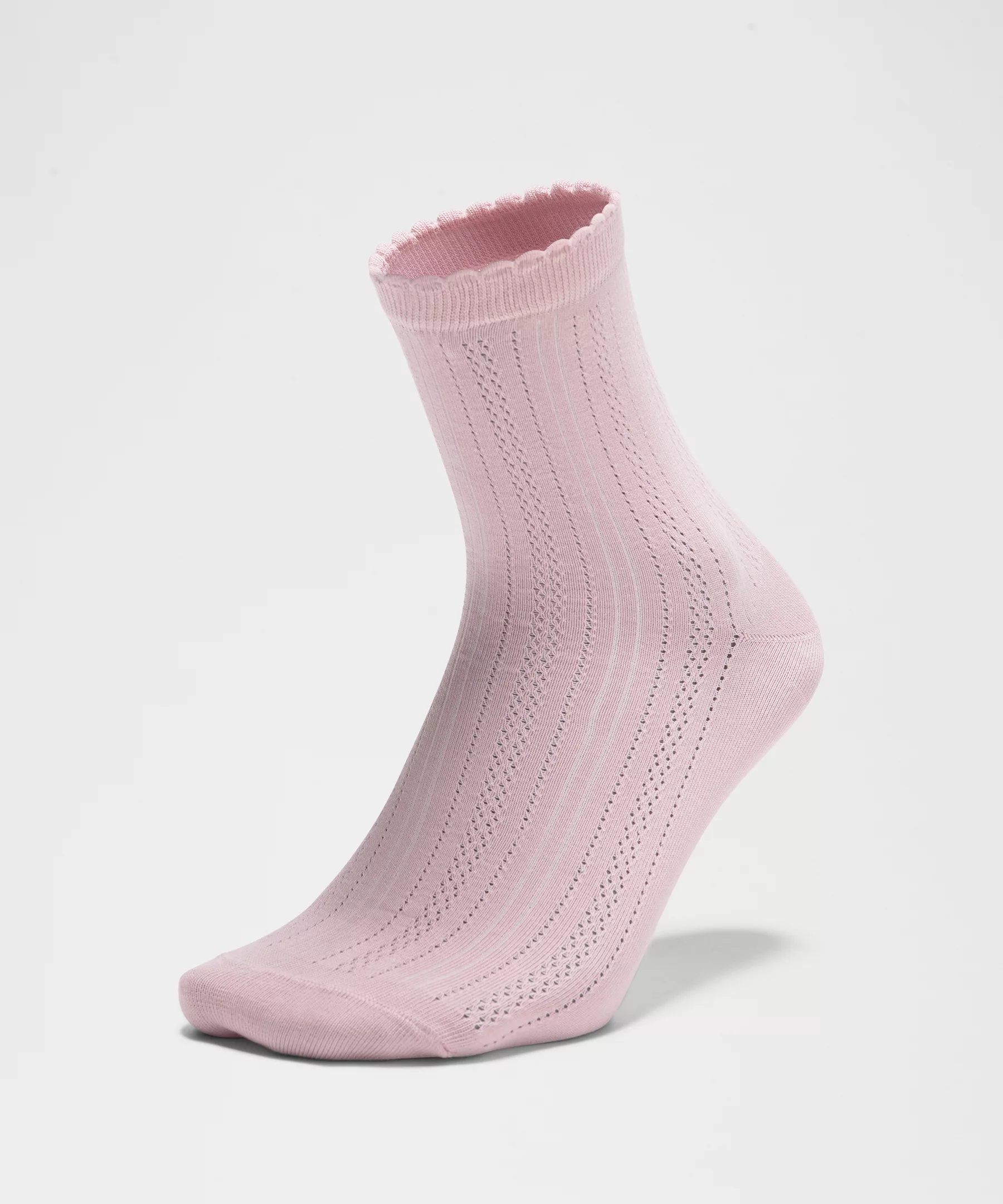 Unisex Pointelle Quarter Socks - 3