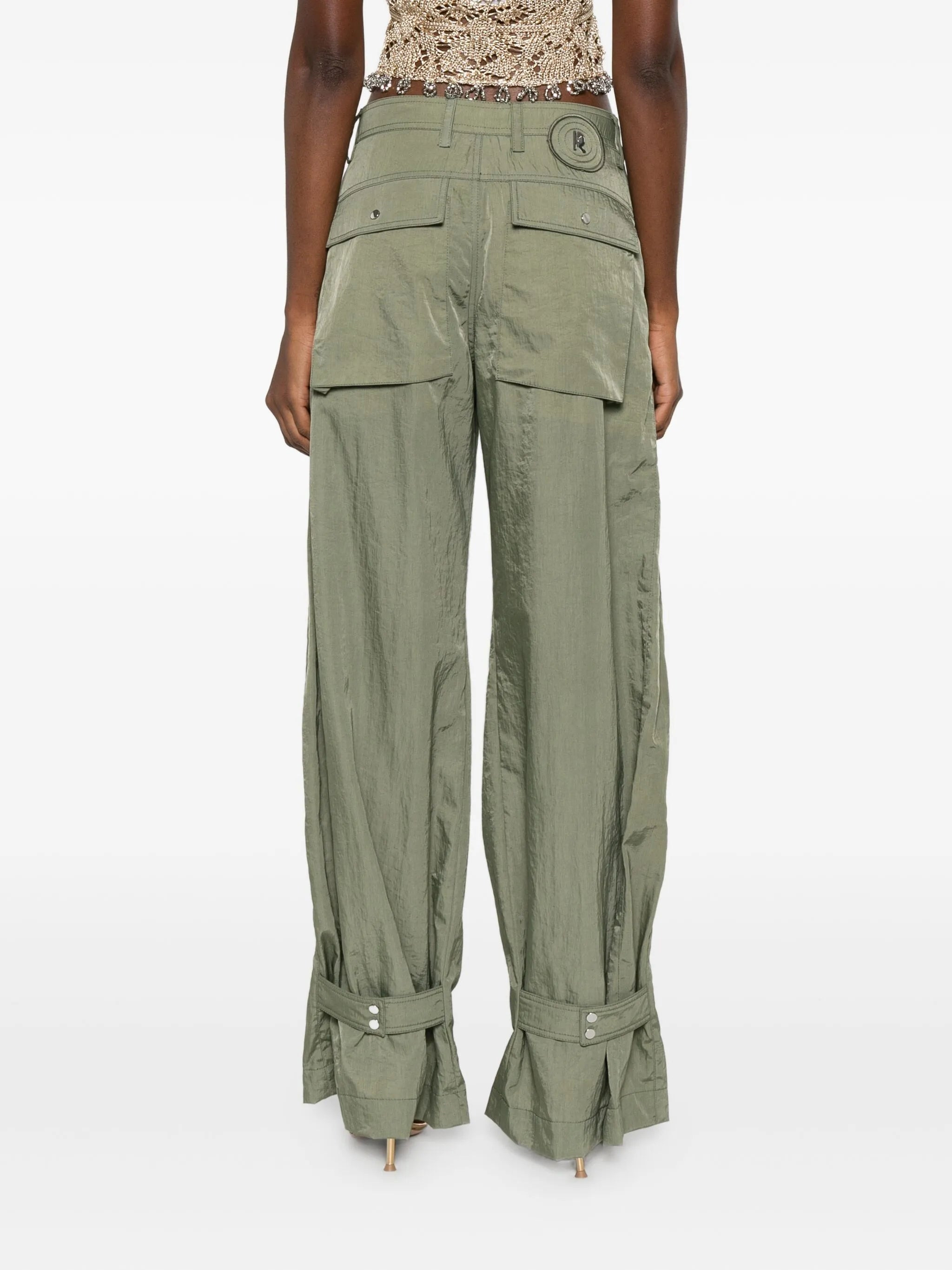 Rabanne Pleated Pocket Trousers - 3