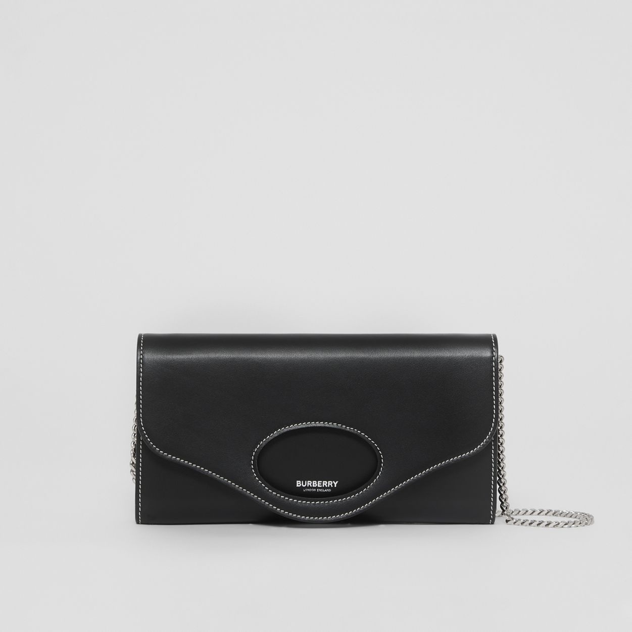 Leather Pocket Wallet with Detachable Strap - 1