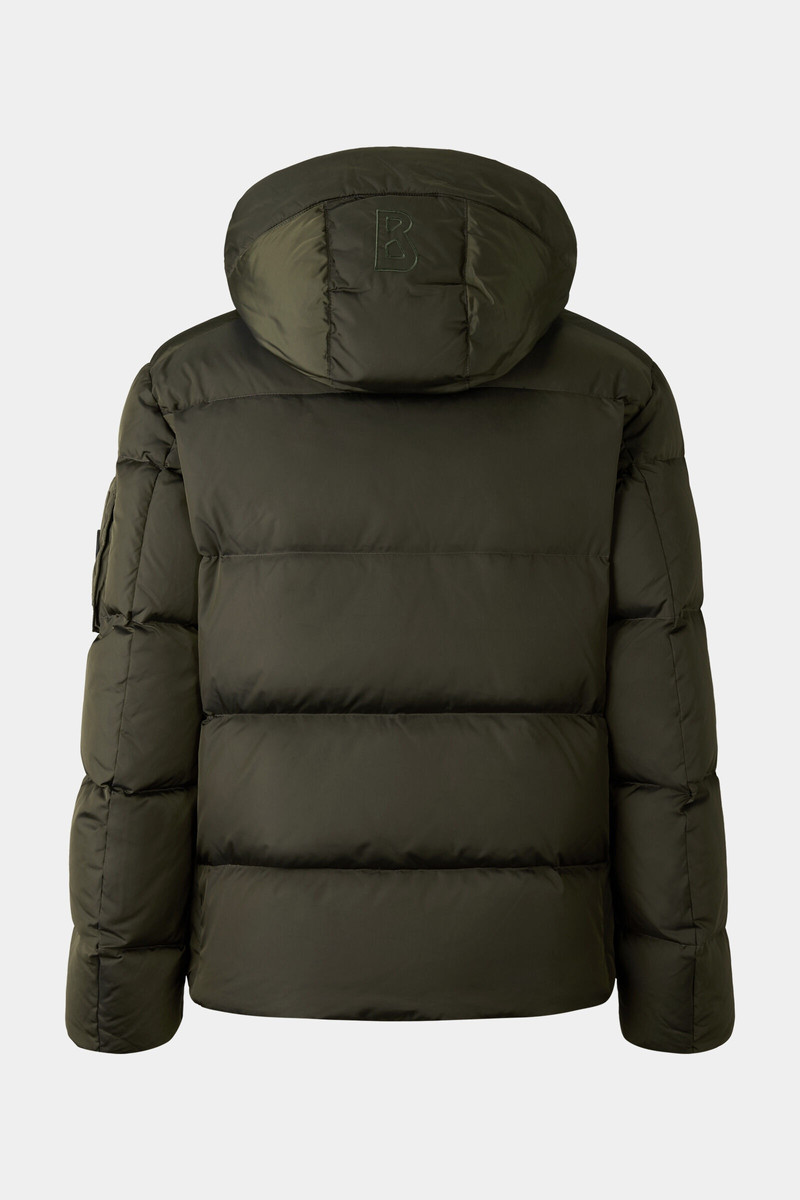 Jamy Down jacket in Olive green 10