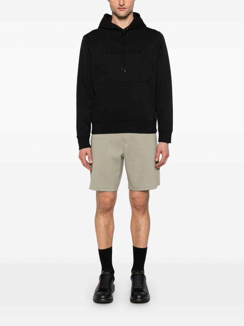 MICHAEL KORS logo-embossed hoodie outlook