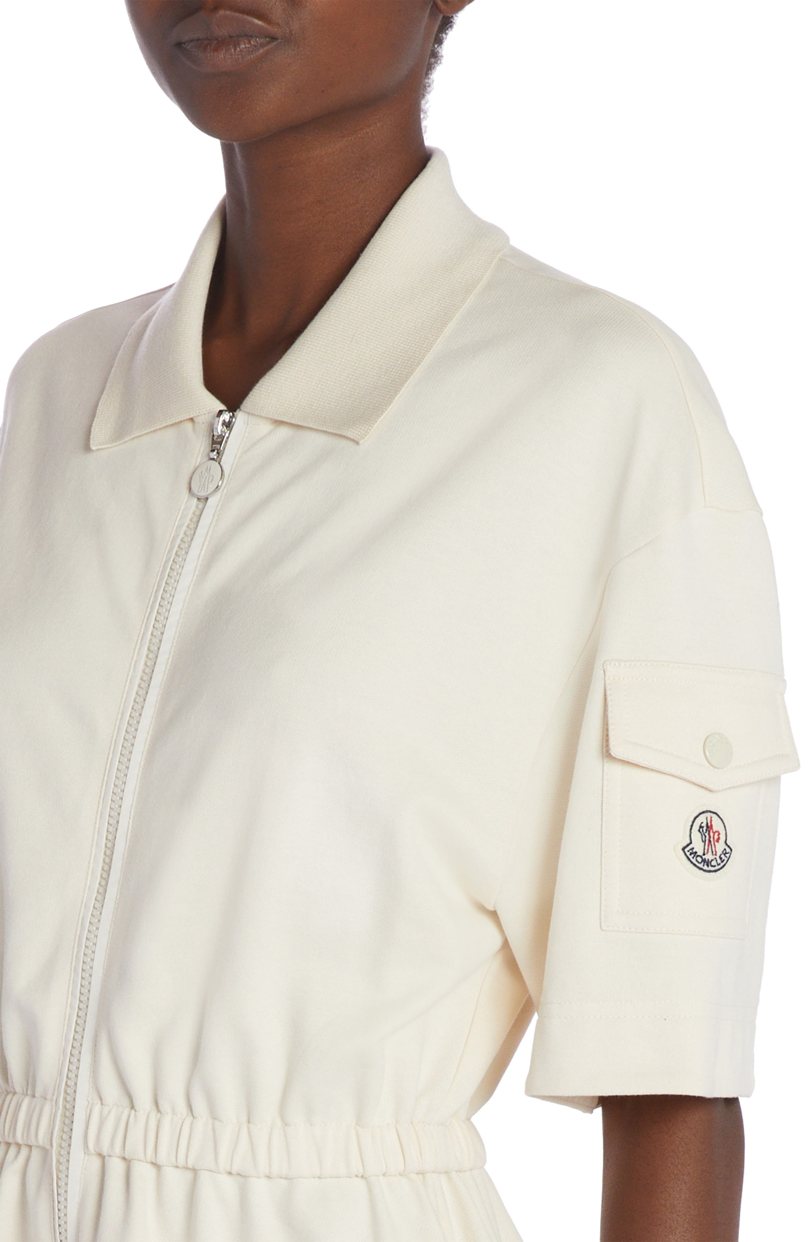 Cotton Fleece Polo Dress - 5