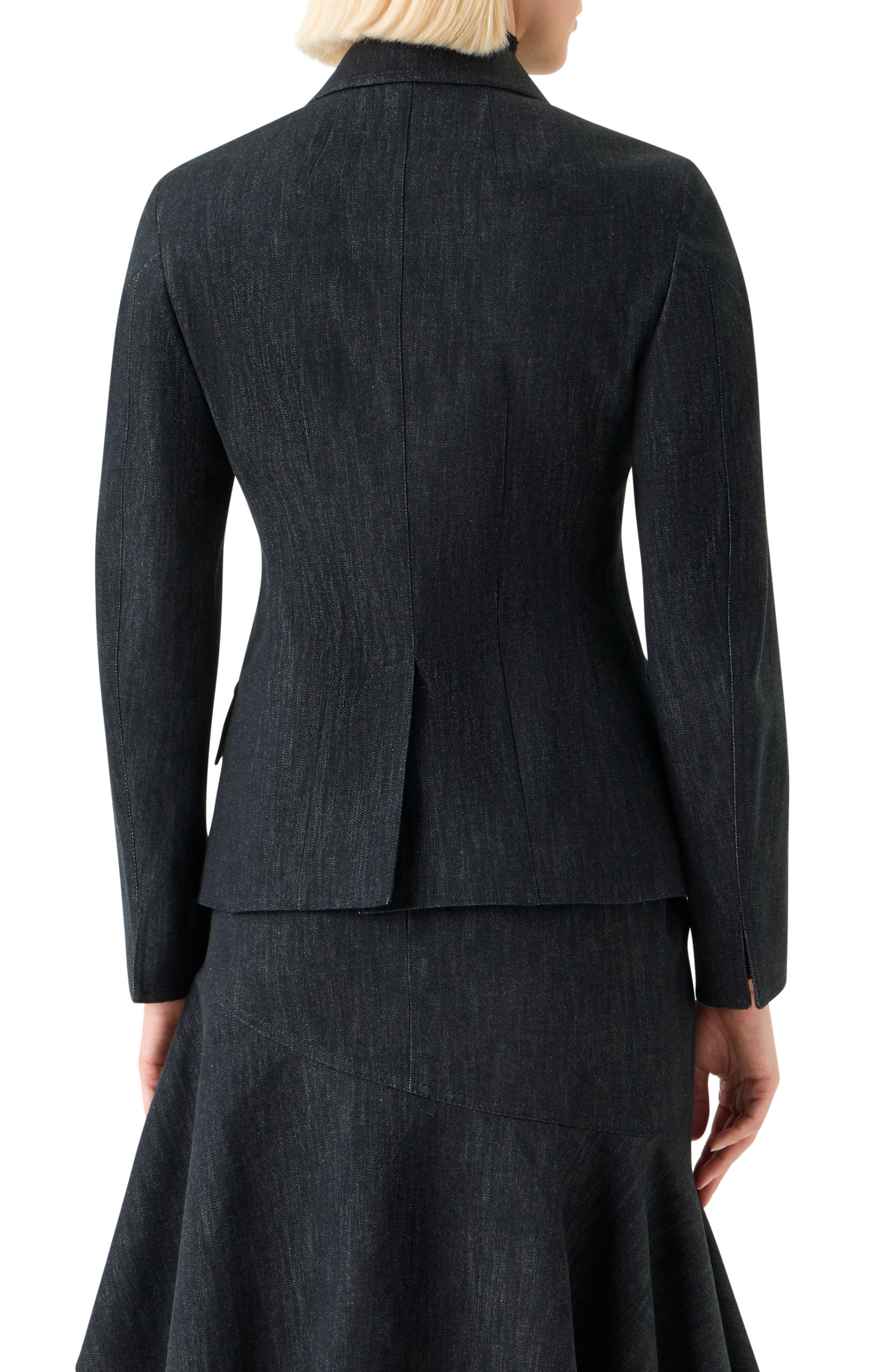 Akris Denim Shirt Jacket in Black Denim at Nordstrom - 2