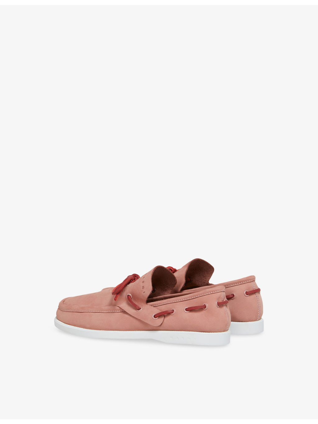 Bow-tie suede boat loafer - 4