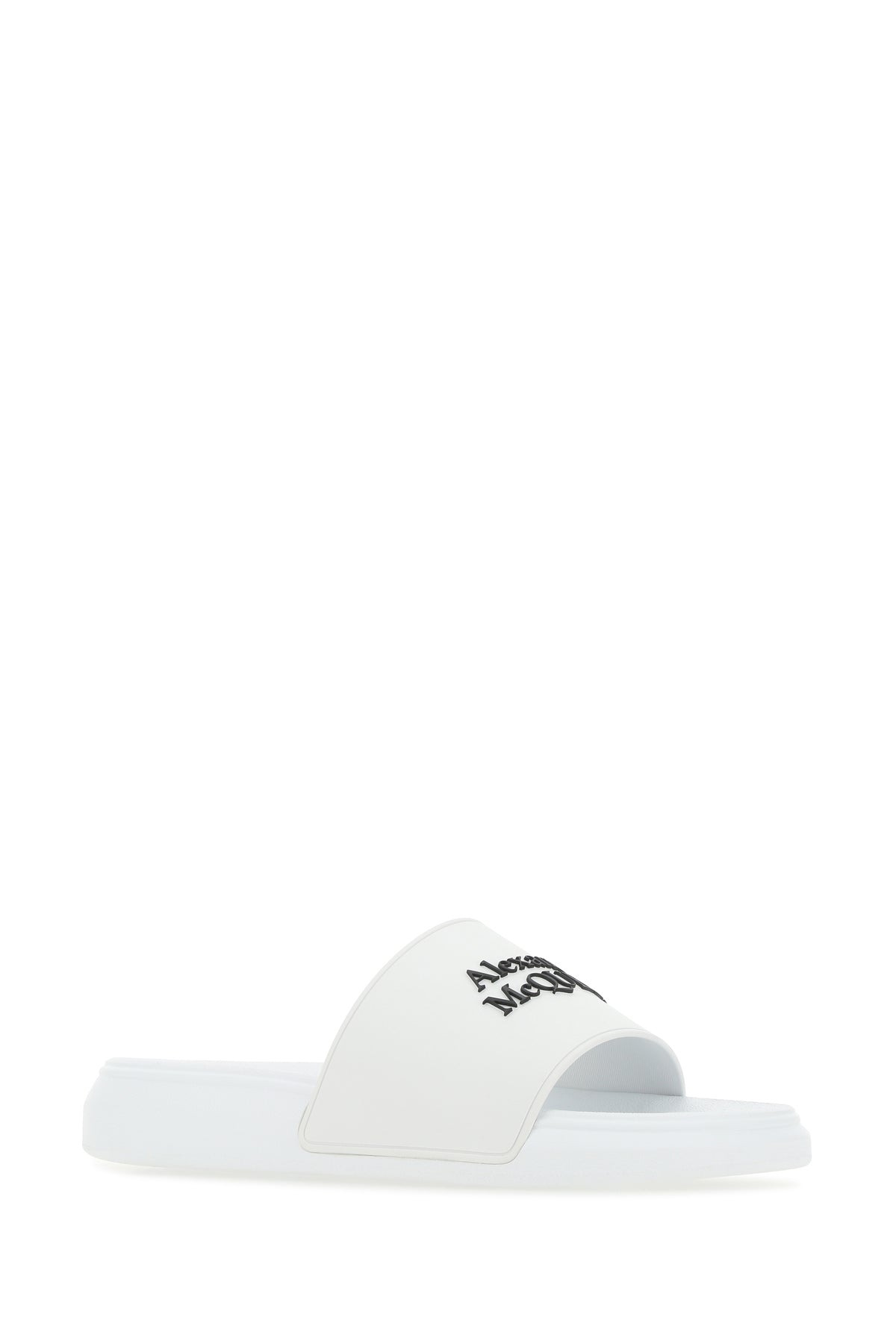 White rubber slippers - 2
