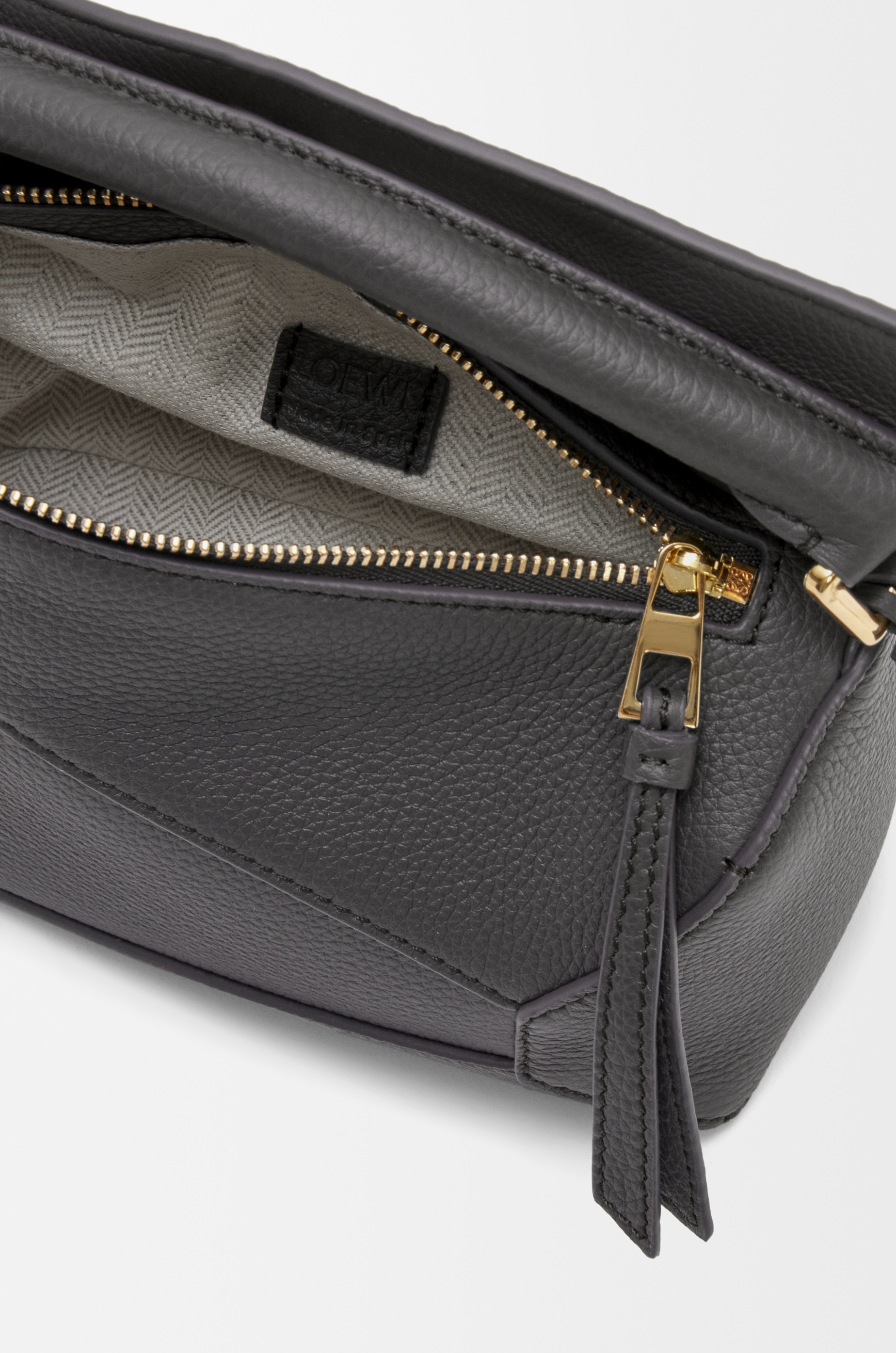 Mini Puzzle bag in soft grained calfskin - 8