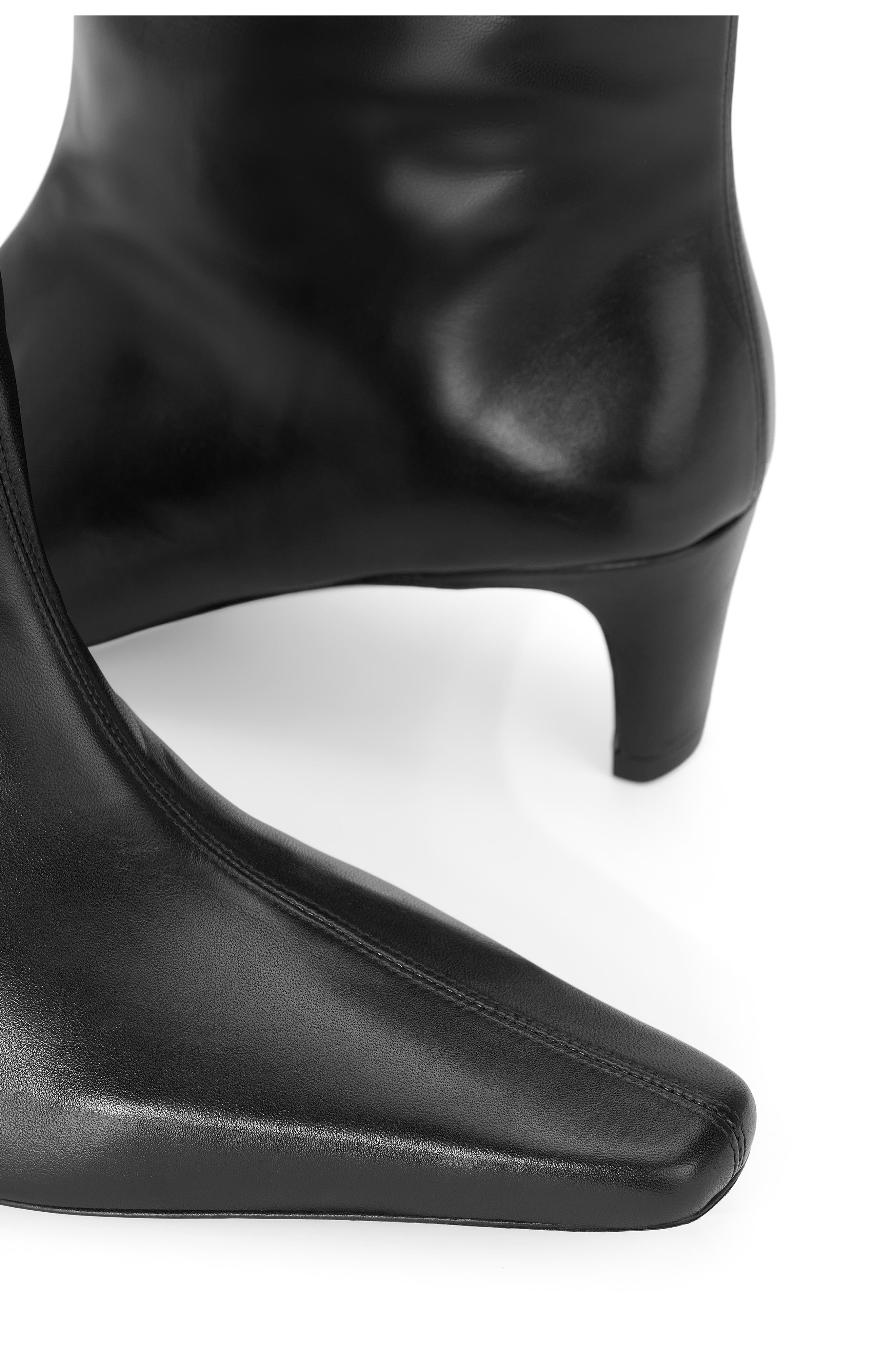 STAUD Wally Western Boot in Black Leather at Nordstrom - 4
