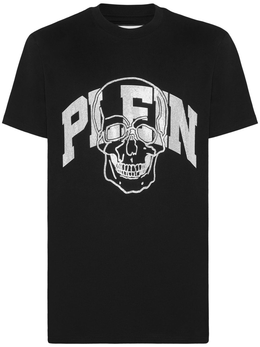 Tattoo rhinestone-embellished T-shirt - 1