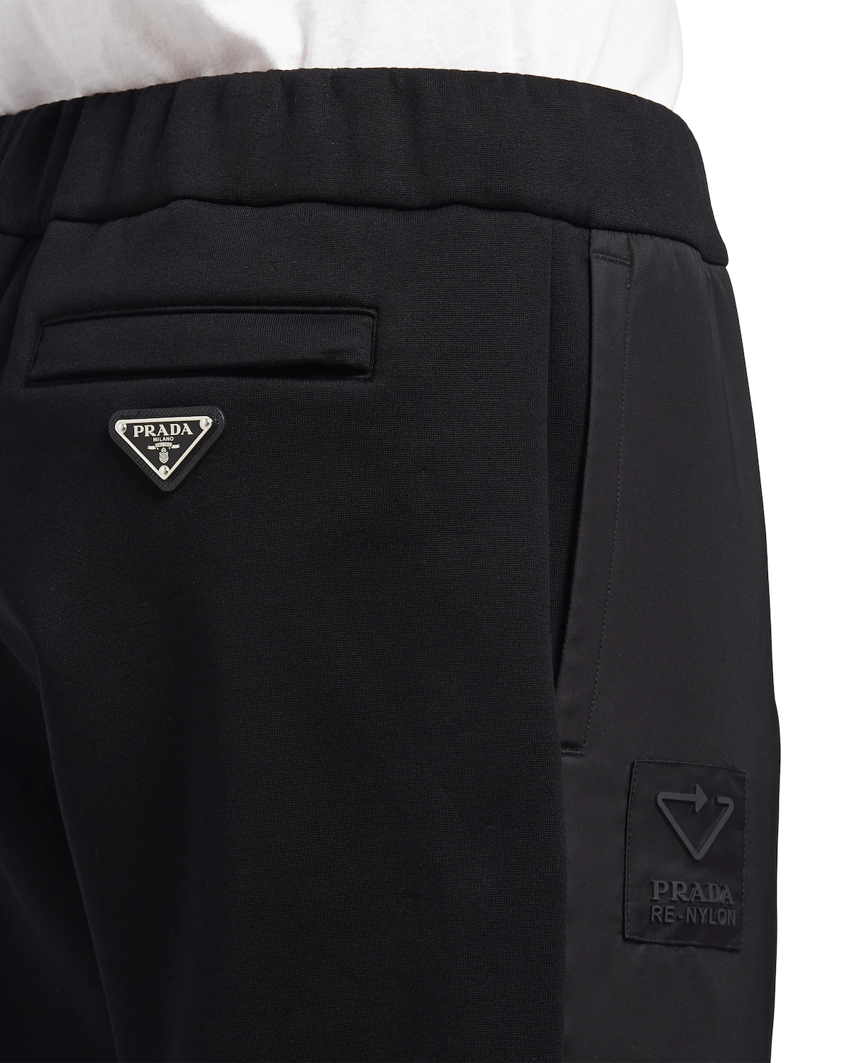 Technical fleece trousers with nylon details - 5