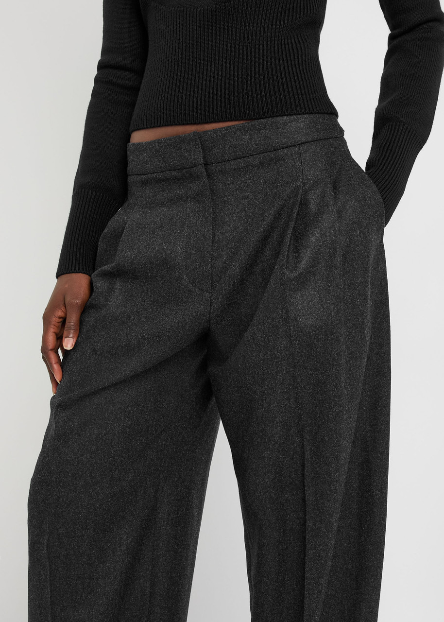 Alaïa Pleated Wool Trousers - 5