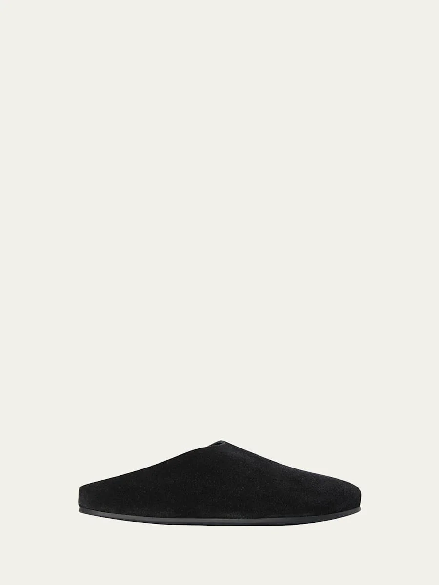 Hudson Suede Slide Mules - 1