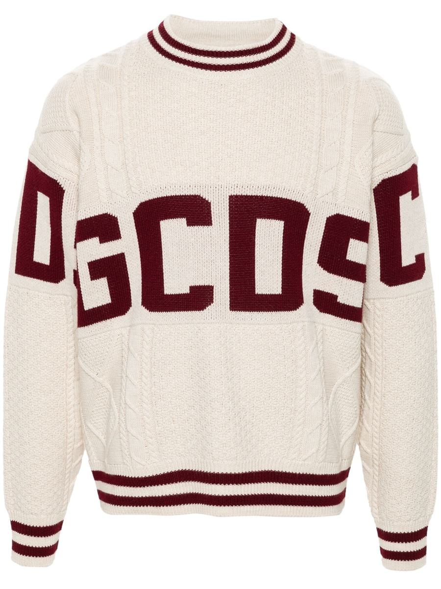 Gcds Band Logo Braids Sweater Clothing - 1