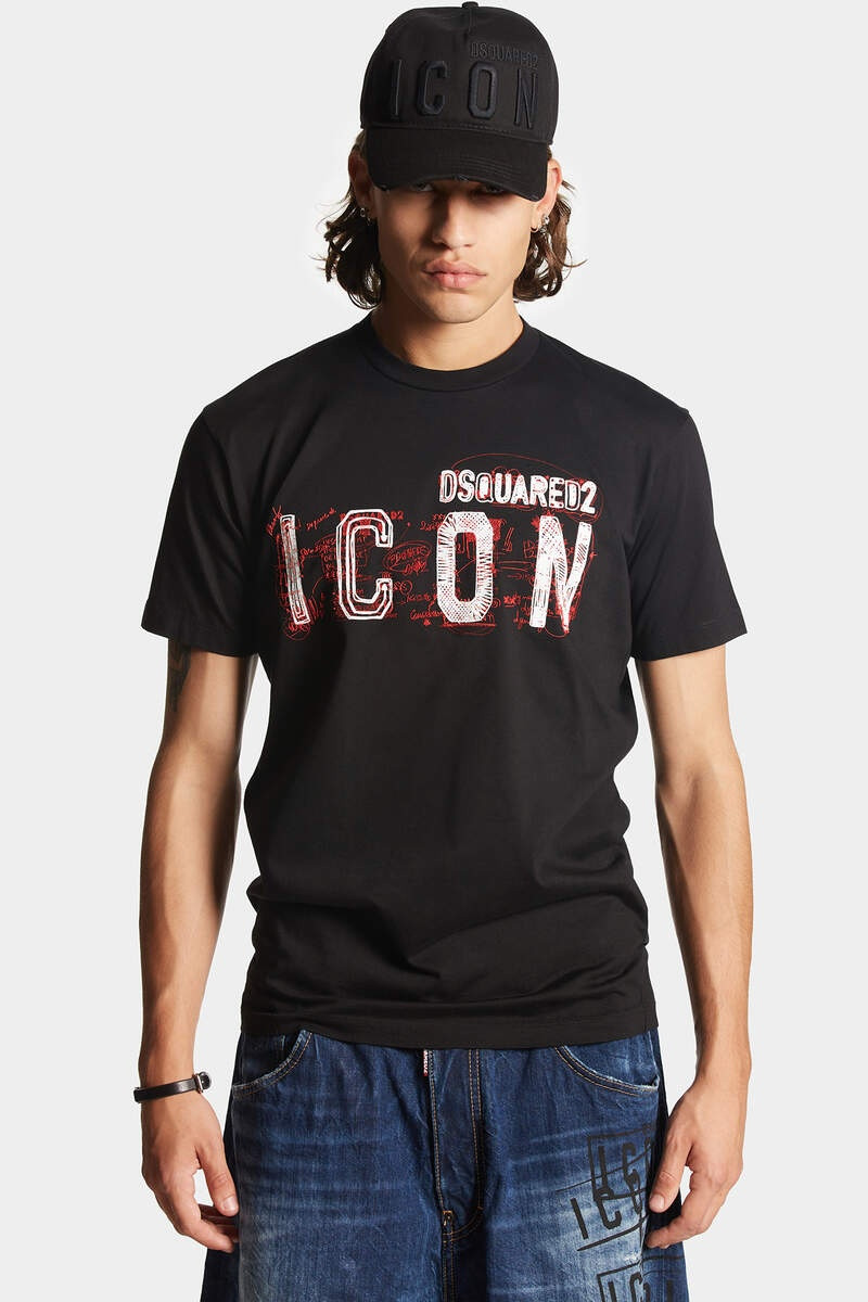 ICON SCRIBBLE COOL FIT T-SHIRT 3