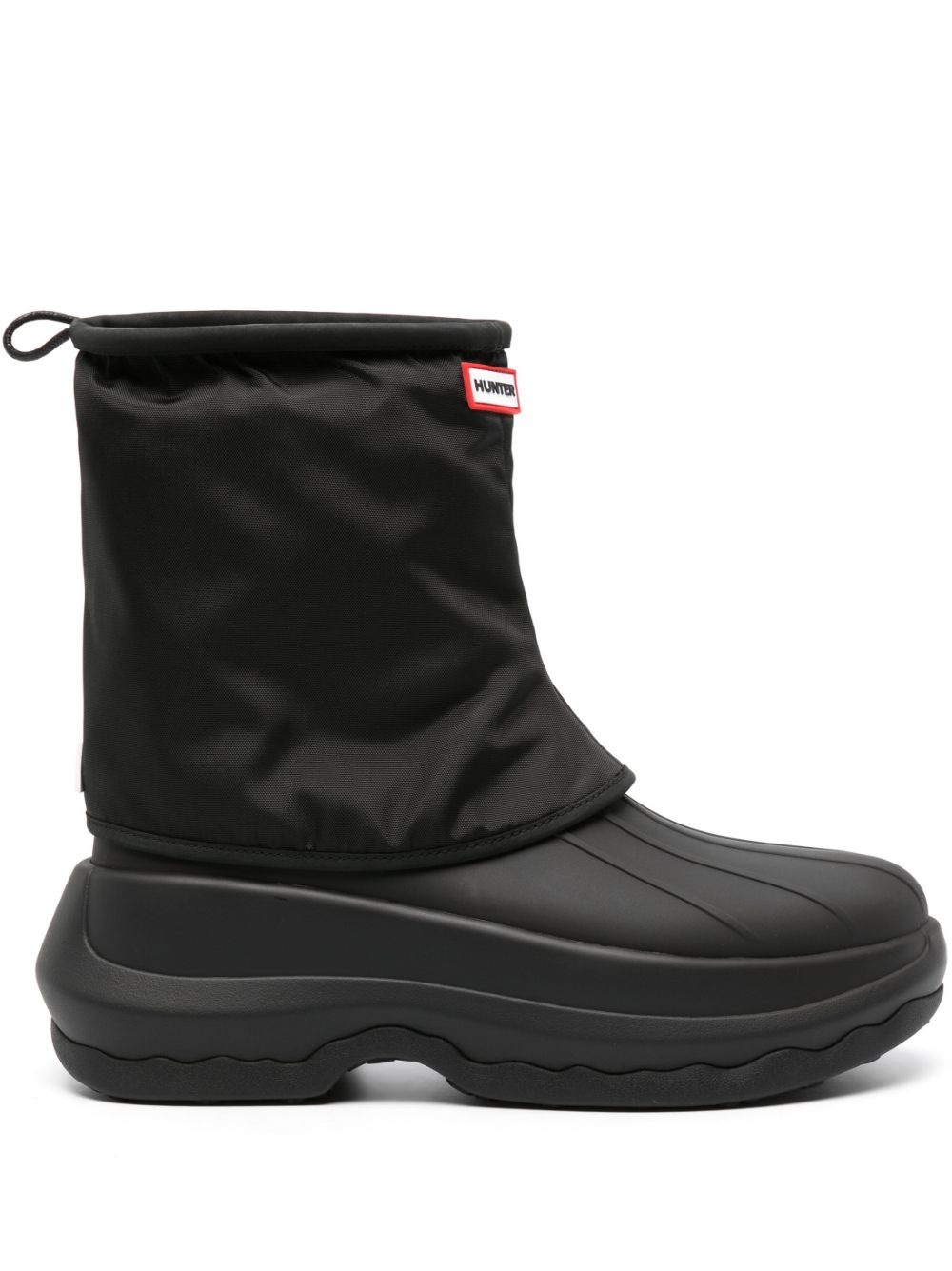 x Hunter logo-patch boots - 1