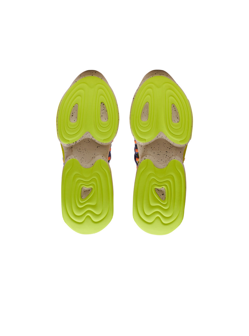 B-Bold low-top trainers in neoprene and suede 5