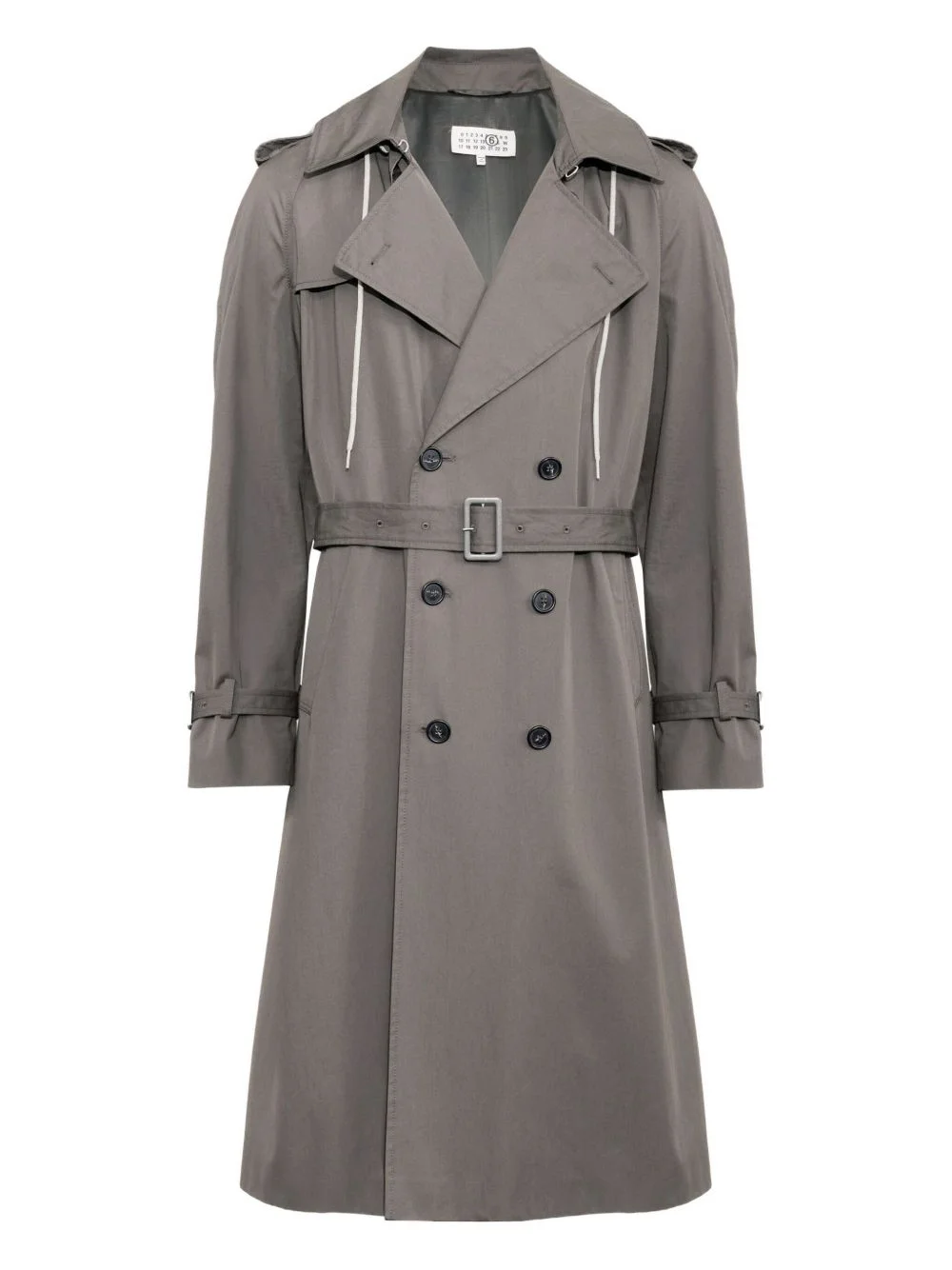 hooded raincoat - 1