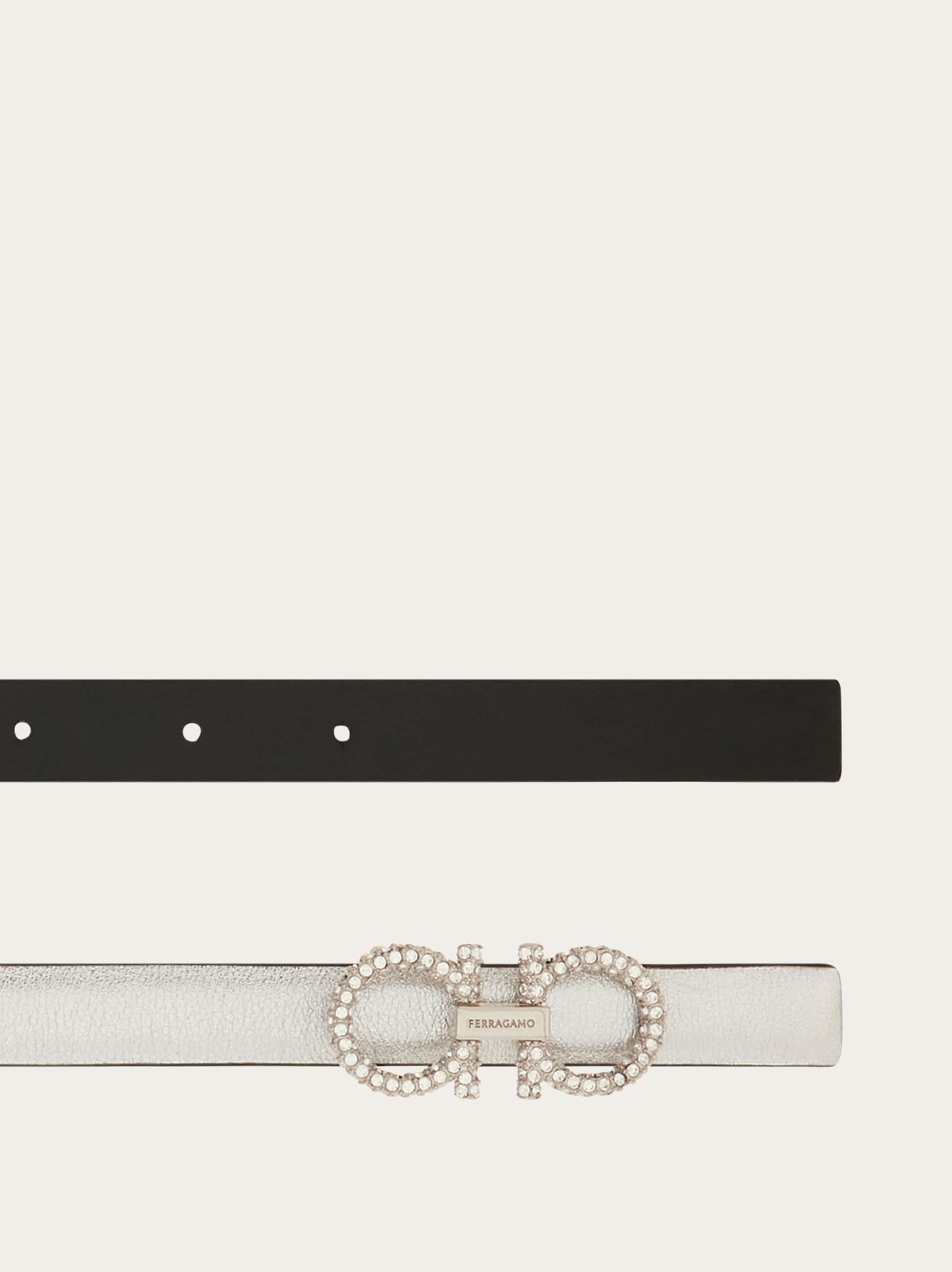 Reversible and adjustable Gancini belt - 2