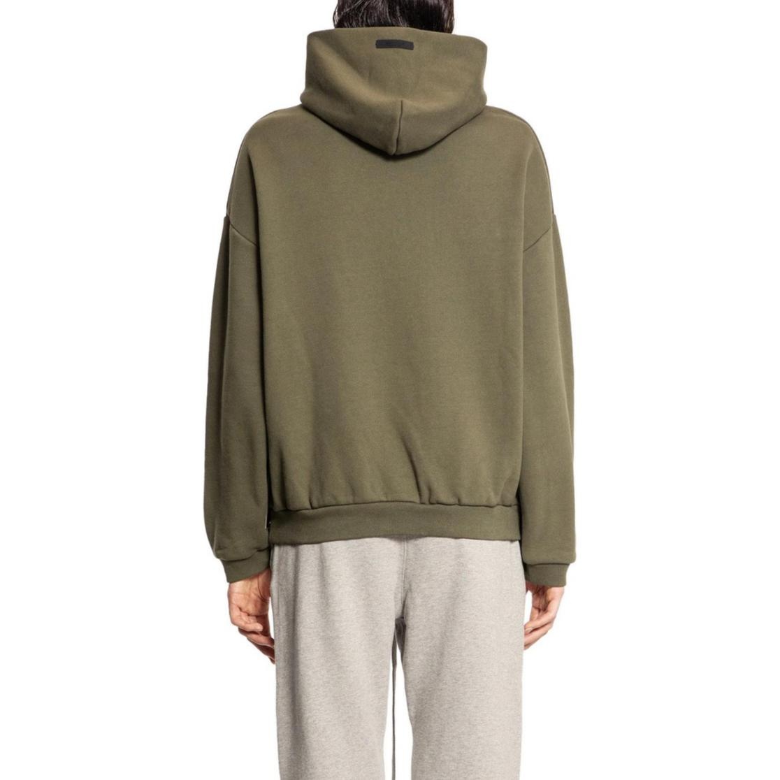 Fear of God Essentials Fleece Hoodie 'Military' 192BT246255F - 5