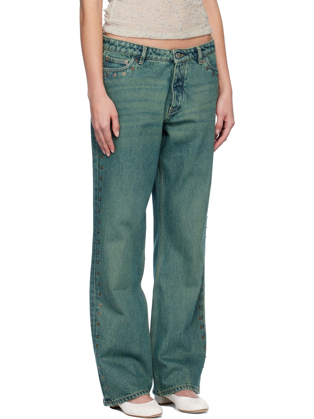 Green Crowd Jeans - 2