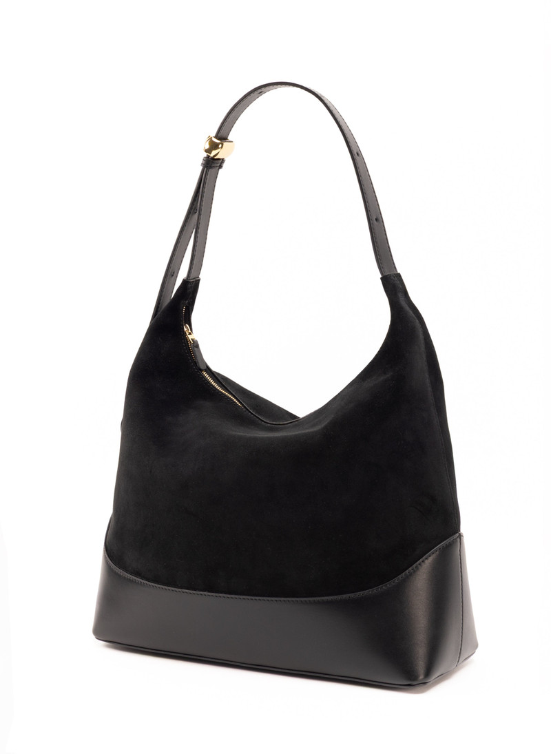 Elleme Loop Large Suede/Leather Black outlook