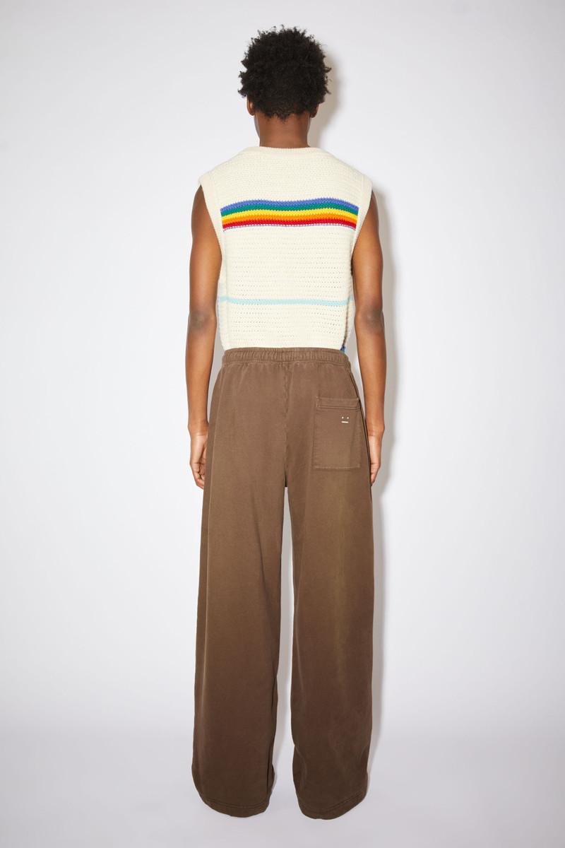 Fleece sweatpants - Coffee brown 3